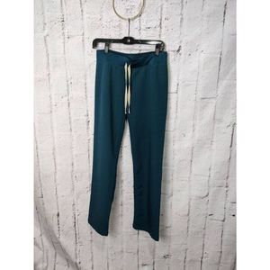 FIGS Technical Collection Scrub Bottoms Womens XS Green Pants Nursing